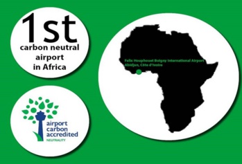 L’Aéroport d’Abidjan premier aéroport en Afrique à atteindre le Niveau 4+ du programme Airport Carbon Accreditation