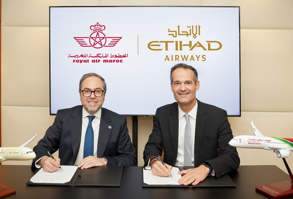 Etihad Airways et Royal Air Maroc renforcent leur partenariat