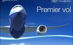 Premier vol du Boeing 787 Dreamliner dans le ciel de Seattle