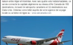 Air Canada Rouge lance un service saisonnier Montréal-Alger pour la deuxième année consécutive