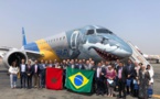 Le nouvel avion E190-E2 d'Embraer accueilli à l'aéroport international Mohammed V