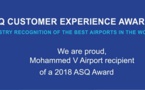 L'aéroport Mohammed classé meilleur aéroport d'Afrique par un sondage ASQ « Airport Service Quality »