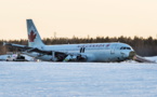 L'atterrissage sur la carlingue d'un A320 au Canada fait 23 blessés