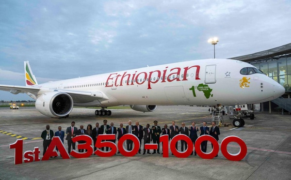 L'A350-1000 fait son entrée en Afrique avec Ethiopian Airlines